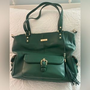 Lily & Jade Leather Backpack Diaper Bag